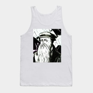 John Knox Black and White Portrait | John Knox Artwork 3 Tank Top